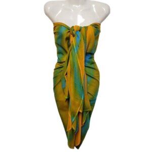 Womens Sarong Pareo Beach Cover Up Swimsuit Coverups Cotton Sarong TIE Wrap NEW